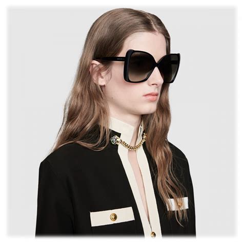 iali da sole gucci|Gucci Eyewear Occhiali Da Sole Oversize .